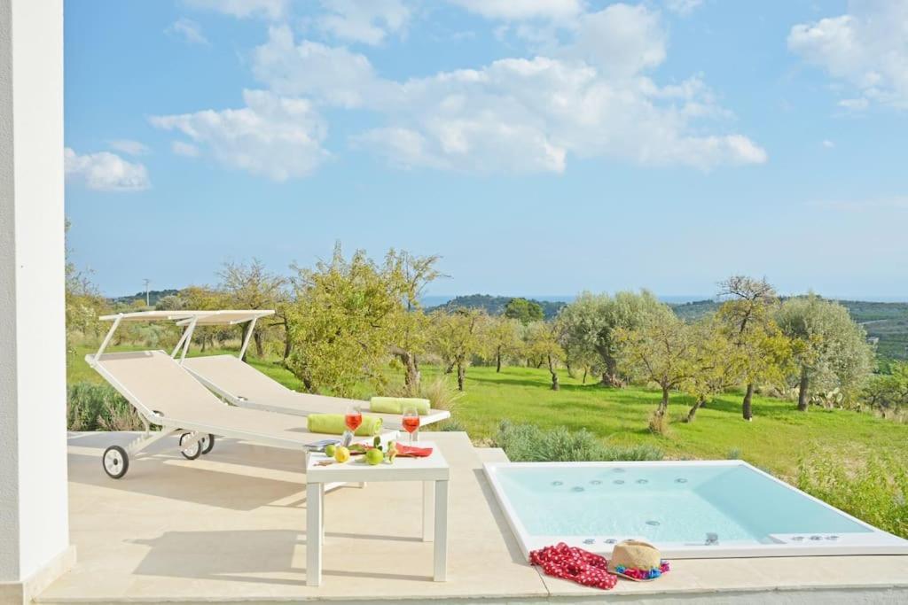 Villa Pettegola Tenuta Il Cavaliere Di Italia Noto- Vista Mare Mini Piscina Idromassaggio Экстерьер фото
